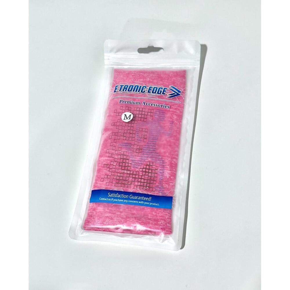 NEW E Tronic Edge Armband Sleeve for Cell Phone Holder for Running Pink Medium - Picture 3 of 3